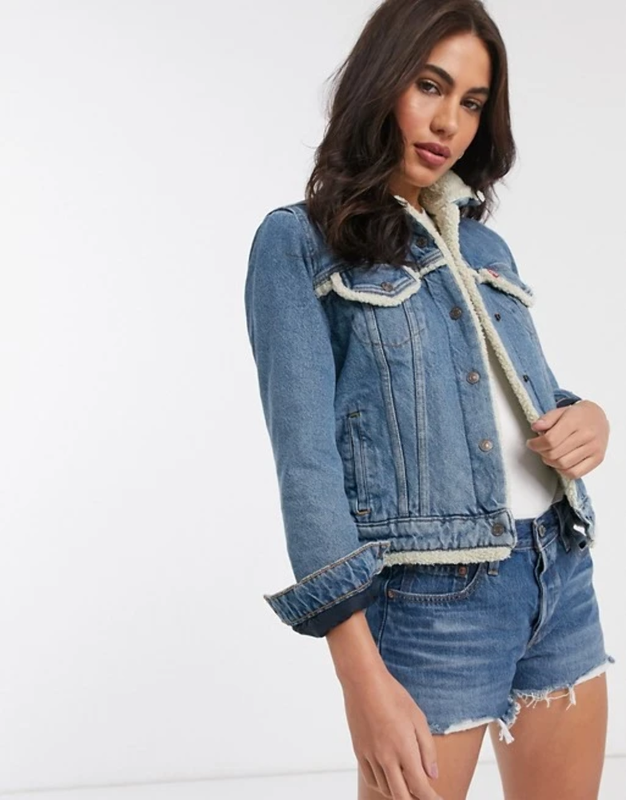 Levis Women s Original Denim Faux 